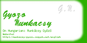 gyozo munkacsy business card
